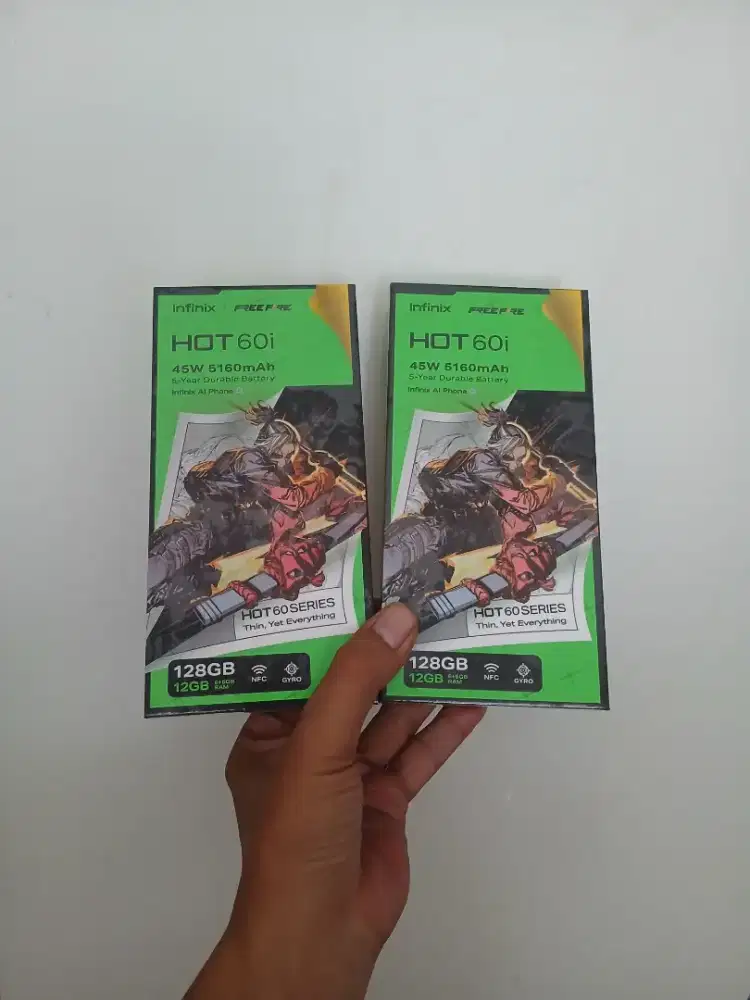 Fast respon WA Infinix Hot 60i NFC 6+6/128 Garansi resmi 1thn