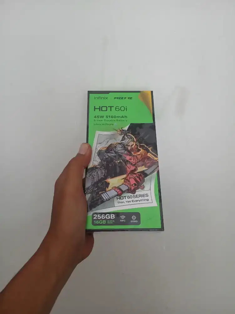 Fast respon WA Infinix Hot 60i NFC 8+8/256 Garansi resmi 1thn