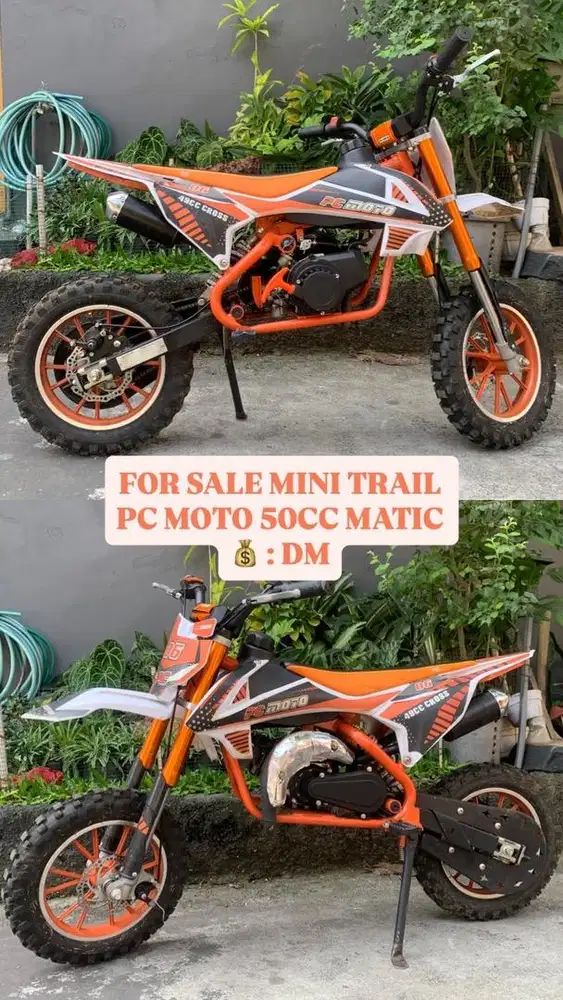(BEKAS) mini moto trail merk pc moto