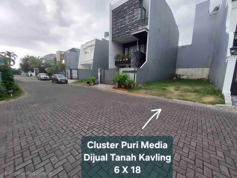 Tanah Kavling Murah  di Cluster Old Money Puri Indah Kembangan Jakarta Barat