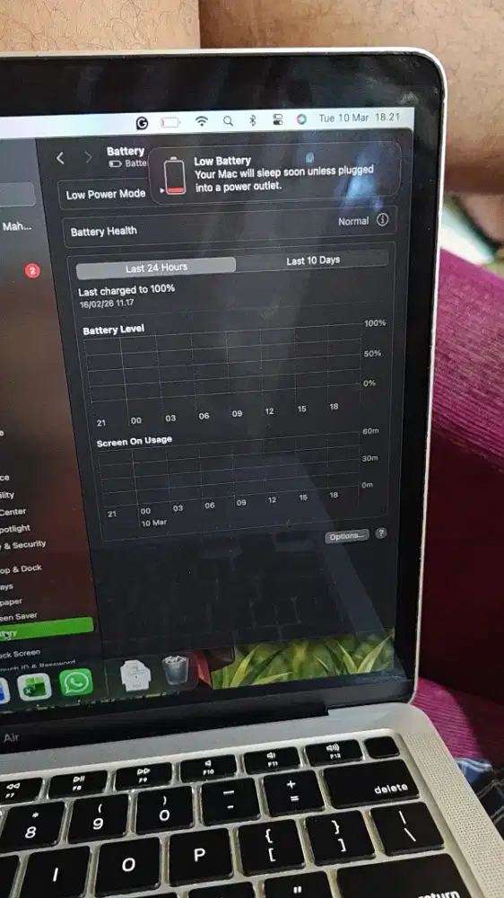 Macbook air 2020 lengkap no minus