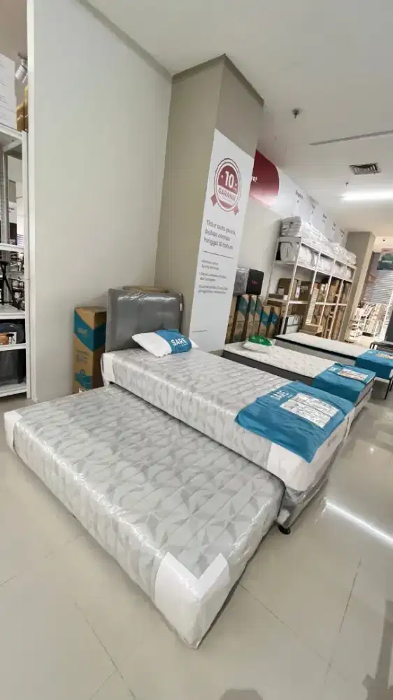 SOICA 2 in 1 BED GREY 100 cm