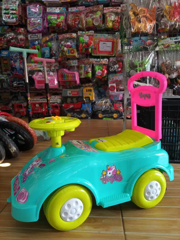 mainan anak mobil naik unicorn