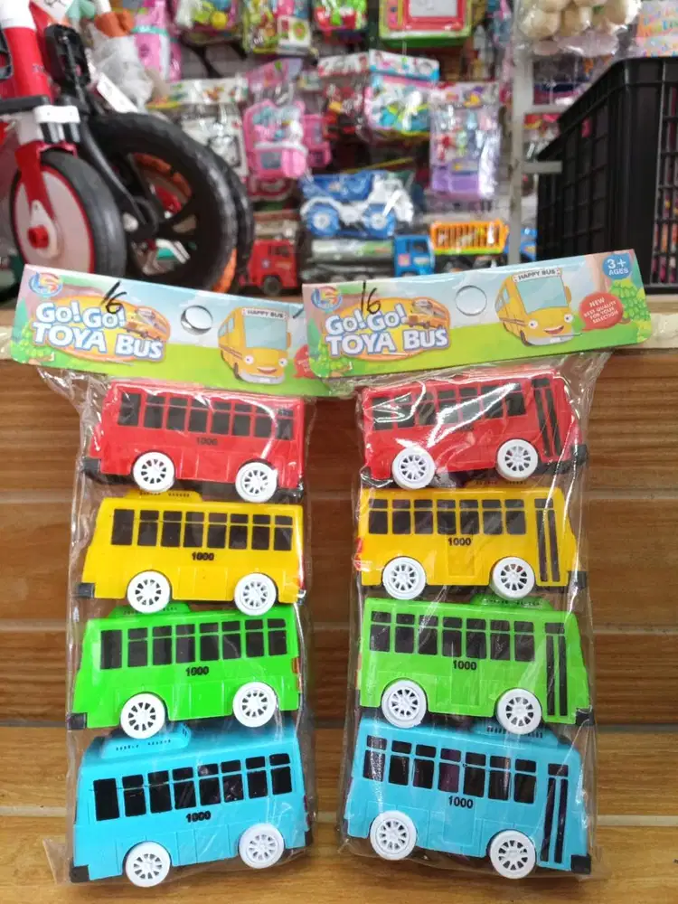 mainan anak bus tayo isi 4