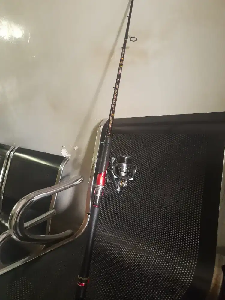 1 set alat pancing joran dan reel pancing