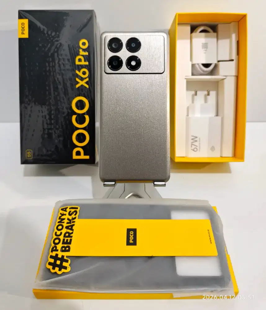 Xiaomi Poco X6 Pro 5G 12+12/512 Gb Mulus 98% Garansi Ex Resmi bs TT/BT