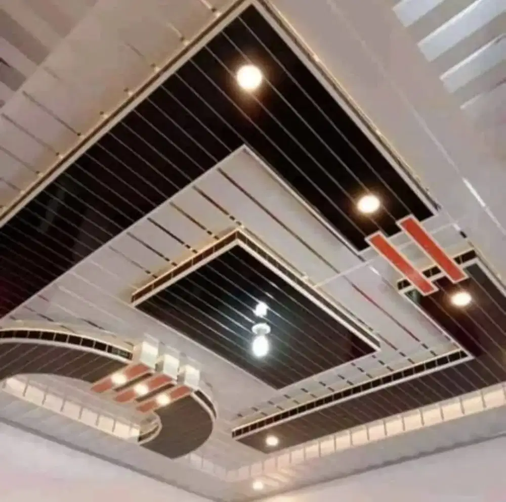 Plafon pvc, interior dan baja ringan