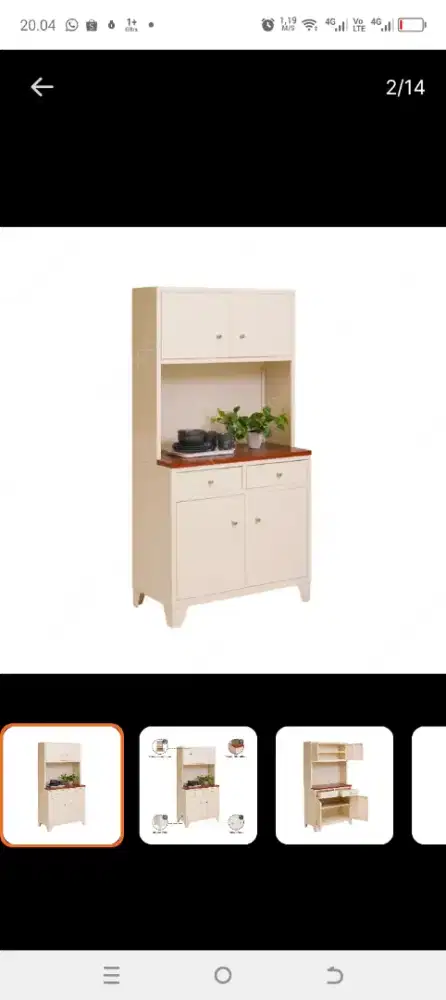 Kitchen set berbahan metal