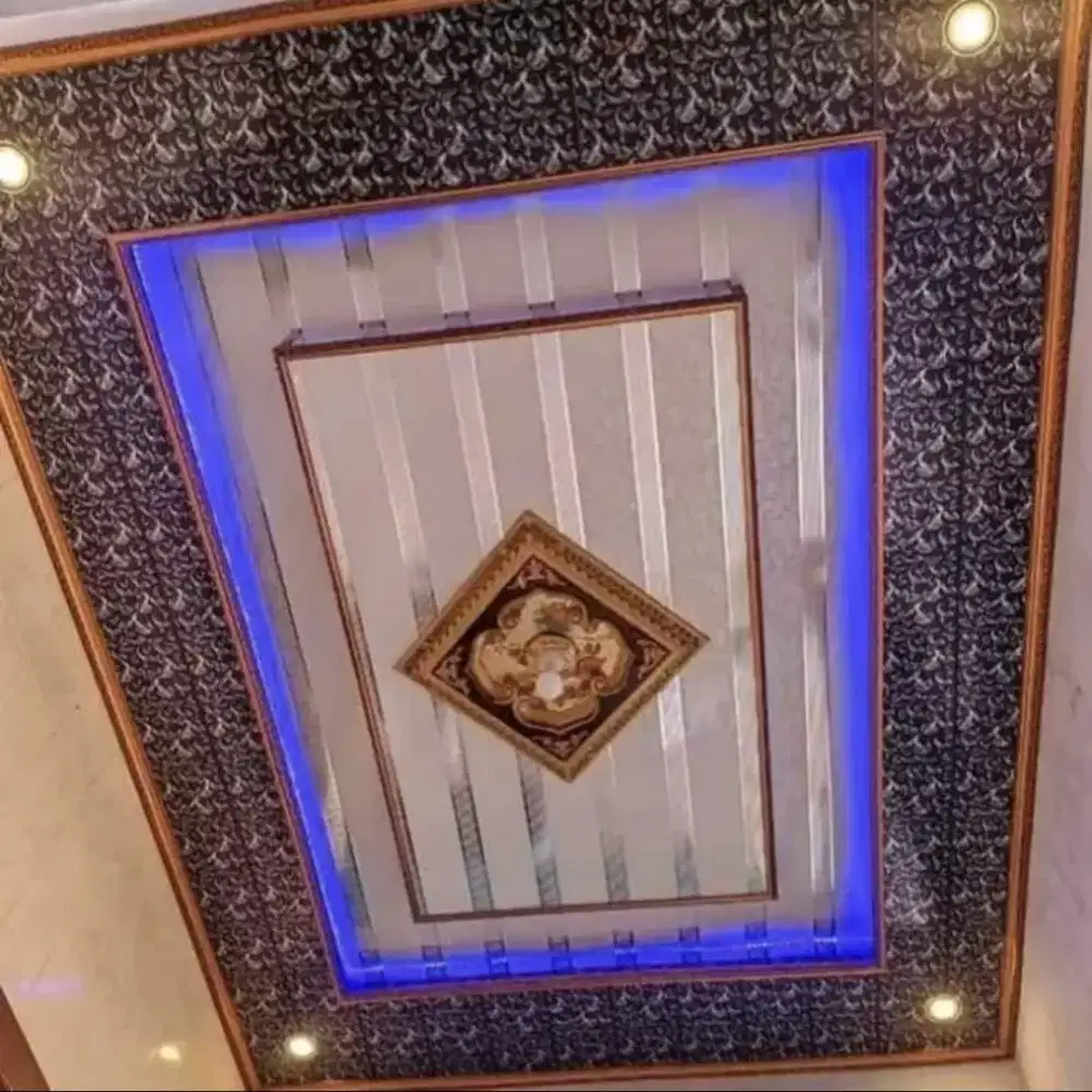 Plafon pvc, interior dan baja ringan