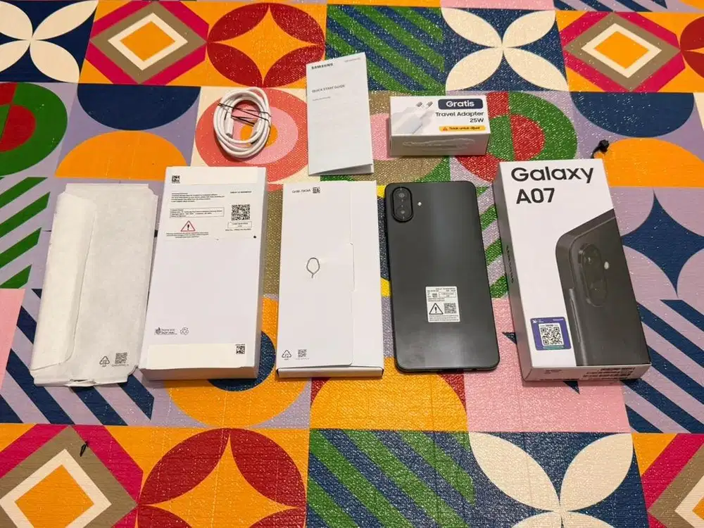 Samsung a07 4/64gb mulus fullset like new