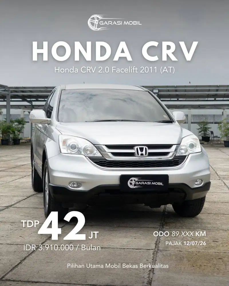 Honda CRV 2.0 Facelift 2011 (AT)