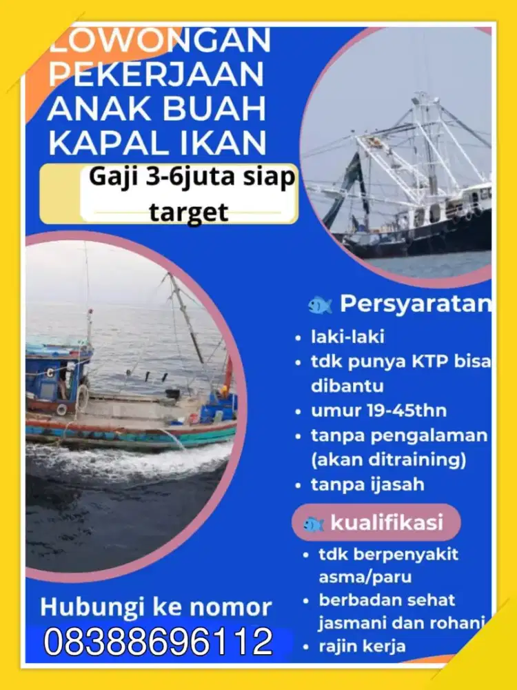 Loker ABK Kapal (Pemalang)