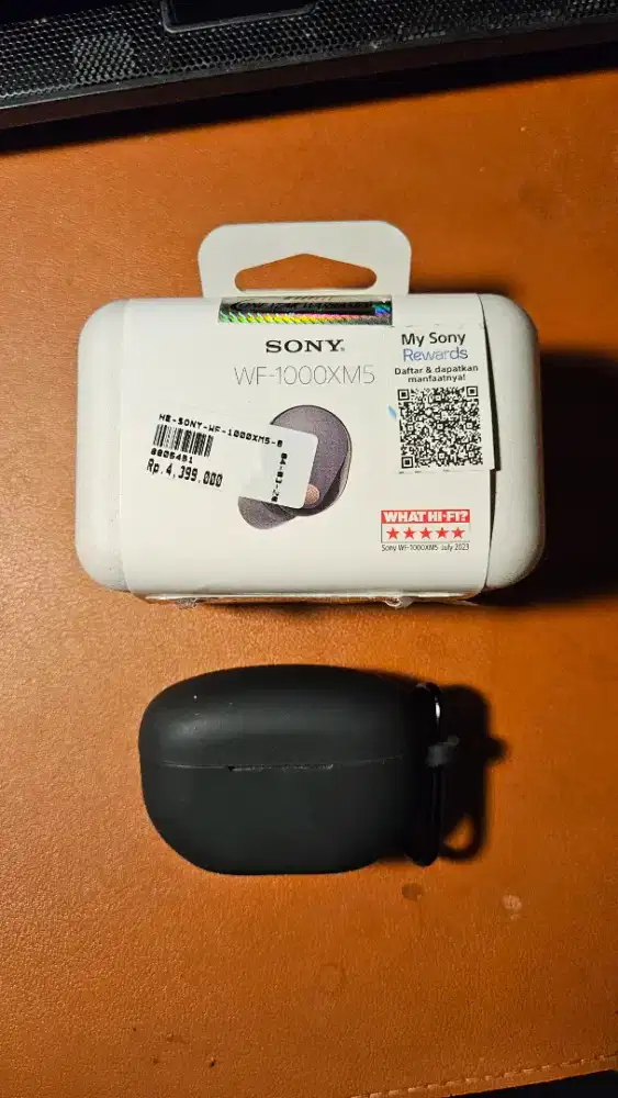 Jual sony wf 1000 xm5 Black pemakaian sebulan