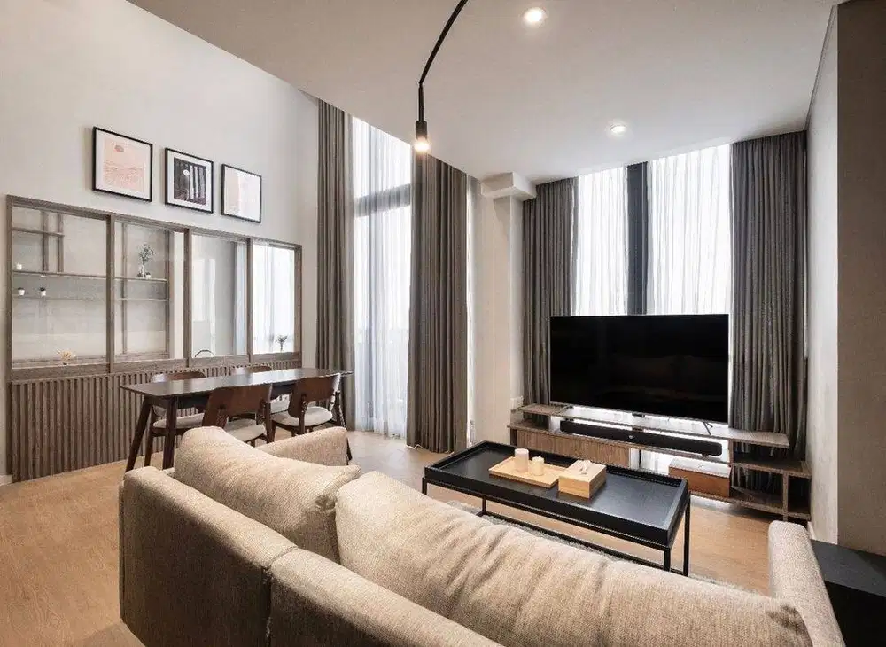 Gorden Vitrase Sekat Ruangan Klinik Roller Vertikal Blinds Krey Kayu