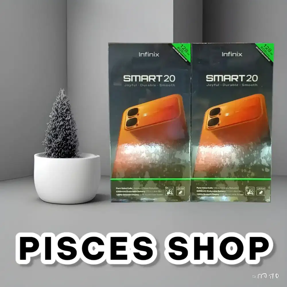 INFINIX SMART 20 RAM 4/128 NEW Segel Garansi Resmi 1 Tahun