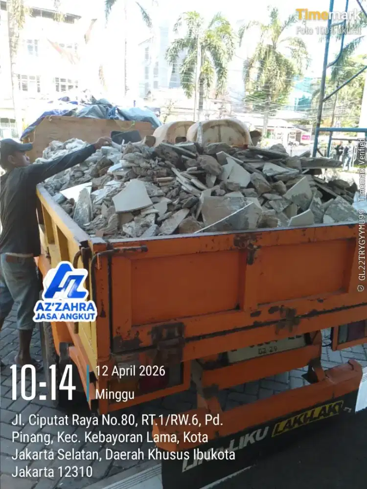 Jasa angkut puing dan buang sampah