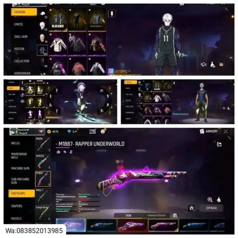 Jual akun Ff murah dan aman