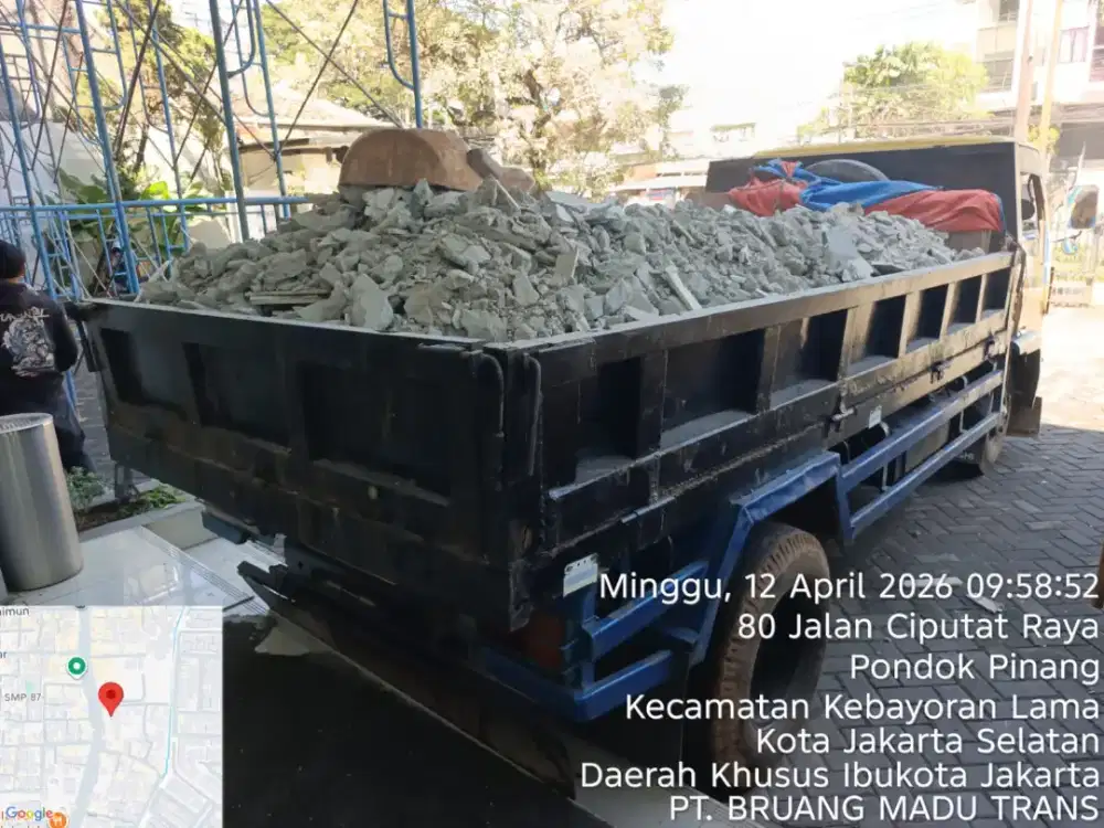 Jasa buang puing dan angkut sampah