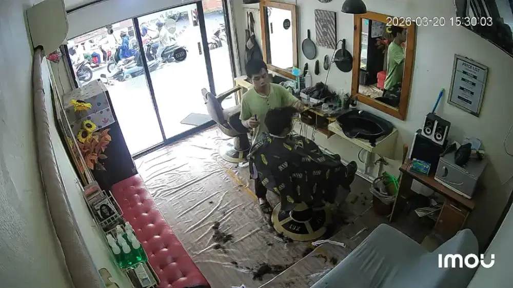 Over Usaha dan Tempat Usaha Barbershop Sudah Berjalan Tinggal Lanjut