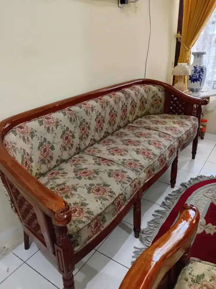 Kursi Sofa Jati