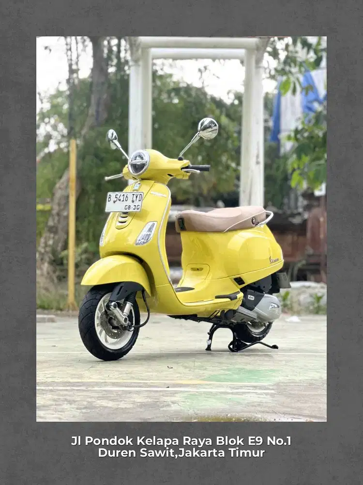 PIAGGIO VESPA LX125 IGET LED TH 2025 YELLOW CURIOSO Perfect Condition