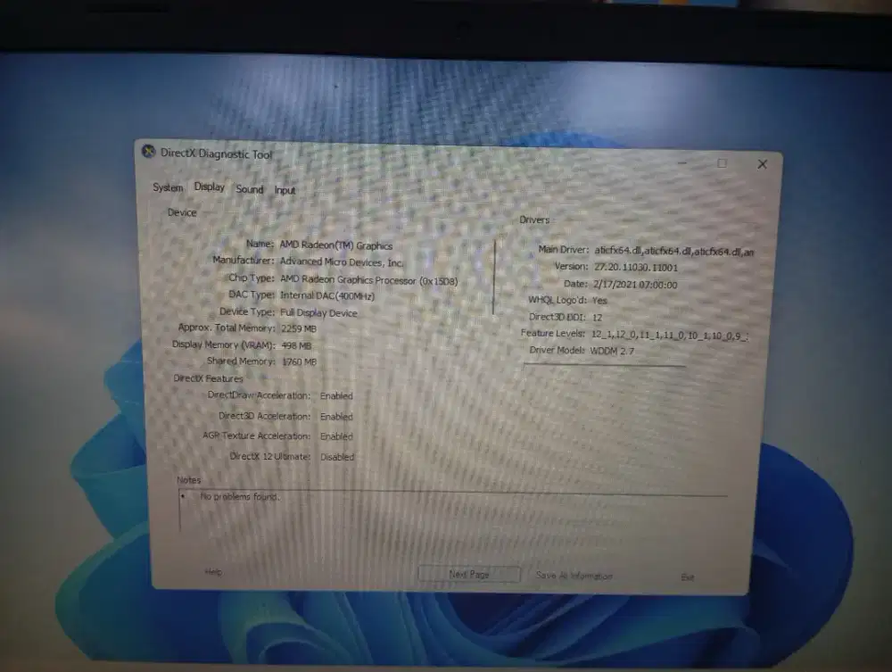 Laptop Aspire 3 acer