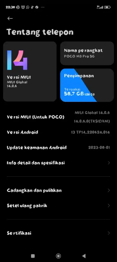 Poco M3 pro 5g ram 6/128