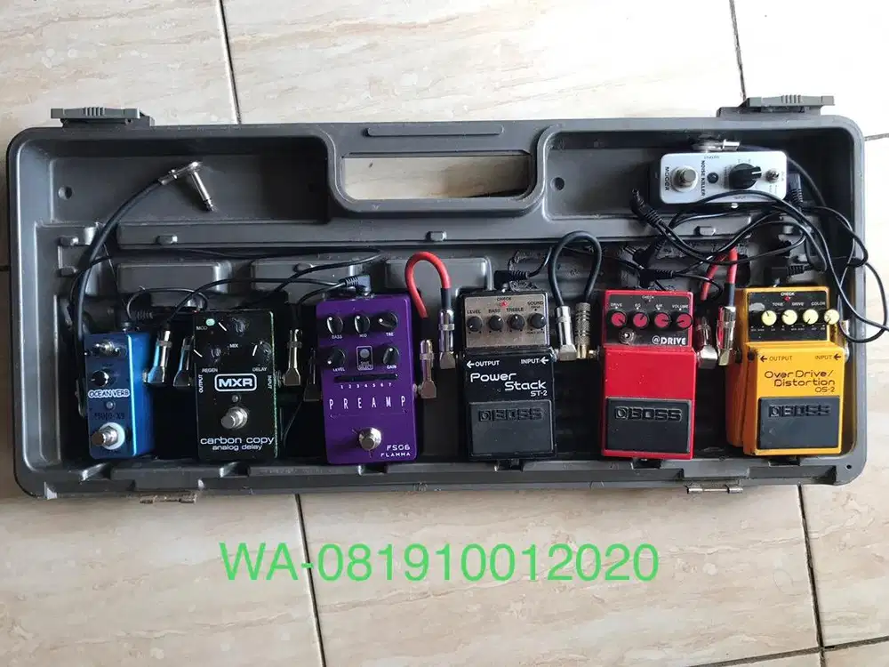 Efek Gitar Stombox plus hardcase Boss bcb-6