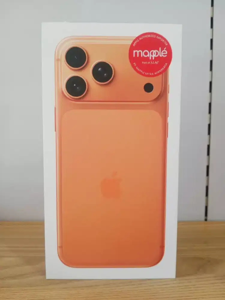 Iphone 17 promax 256gb orange new garansi resmi