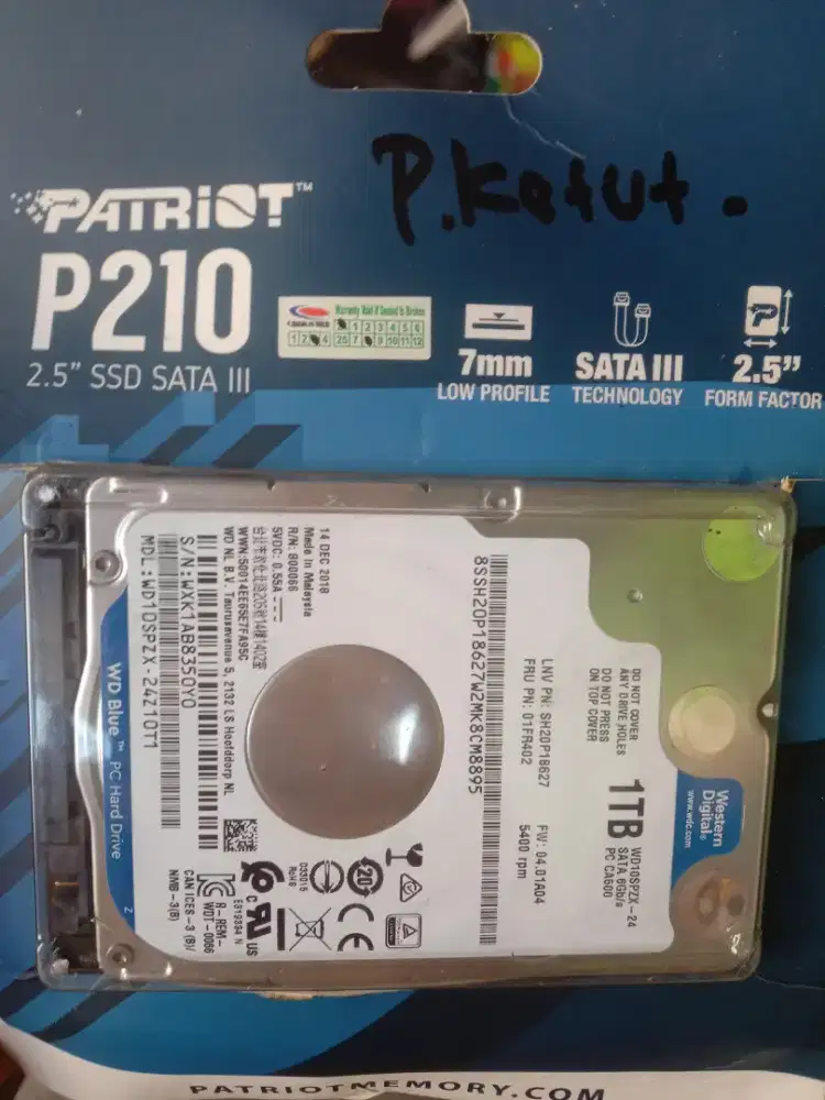 HARDISK WD BLUE 1 TB