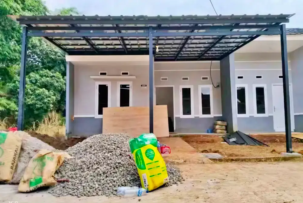 Kanopi baja ringan dan garasi
