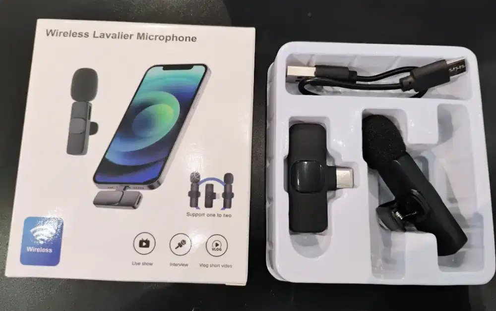 Jual Mic wireless buat konten