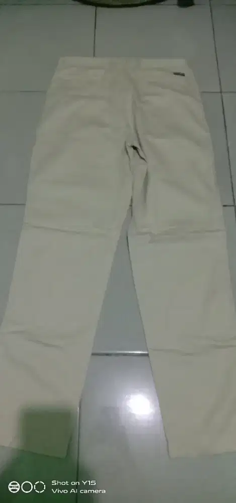 Celana katun cream  merk ACTIVE  WEAR  no 34