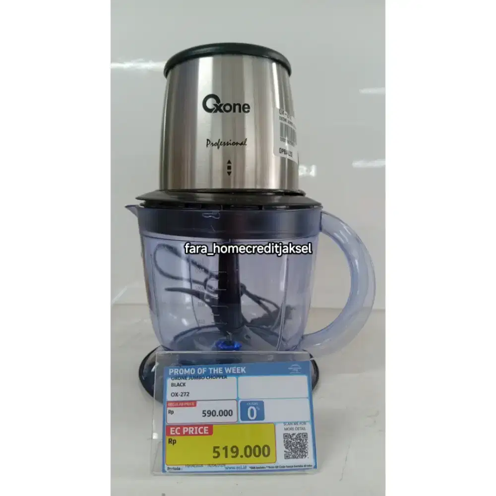 Oxone Jumbo Chopper Black