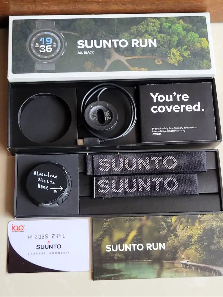 SUUNTO RUN All Black Garansi Resmi Mulus Second Bekas Original Bandung