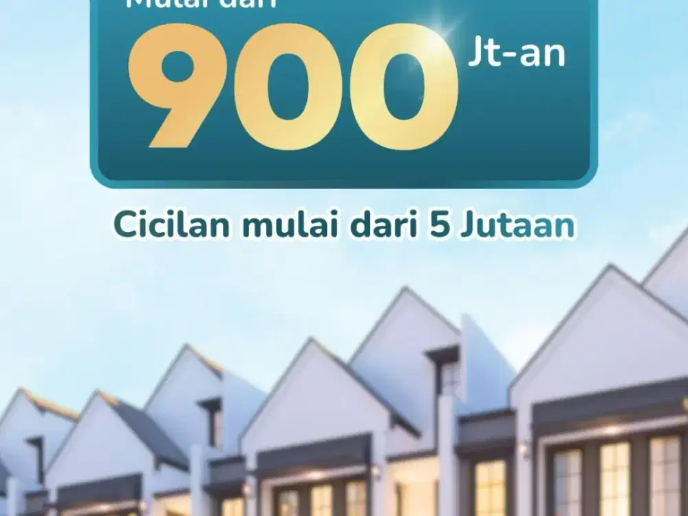 Rumah Elegan 2 Lantai Harga 900 Jutaan di Cluster Noera Compact Modern dengan Sisa Lahan Luas