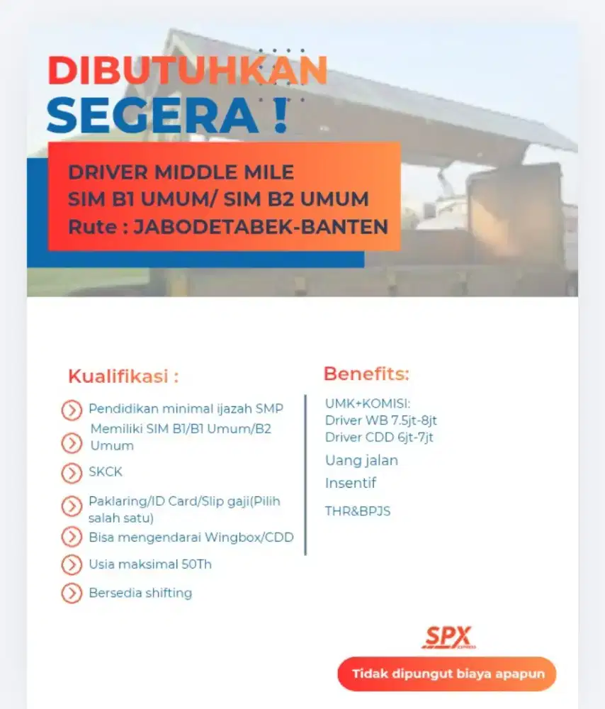 LOKER DRIVER MIDLE MILE