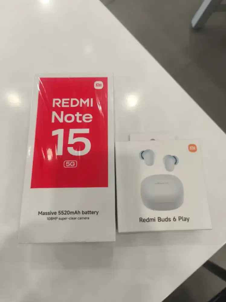 Redmi note 15 5G free Tws buds 6play garansi resmi