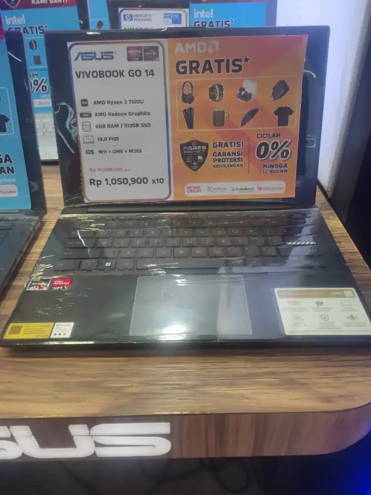 Asus vivobook go 14 8GB 512gb SSD bisa cicilan tanpa DP