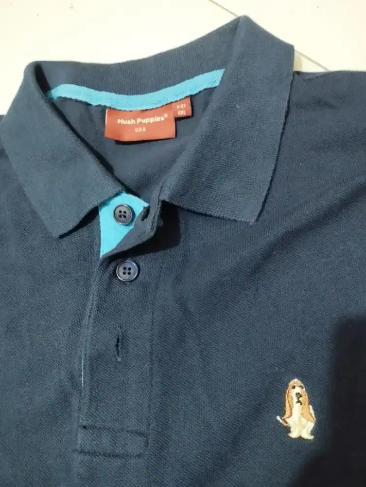 Jual Kaos kerah baru hush puppies XXL