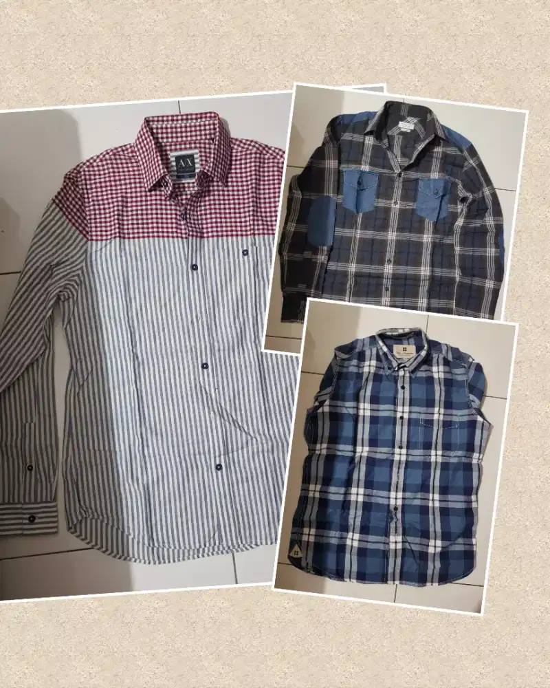 PL Kemeja Lengan Panjang Ori