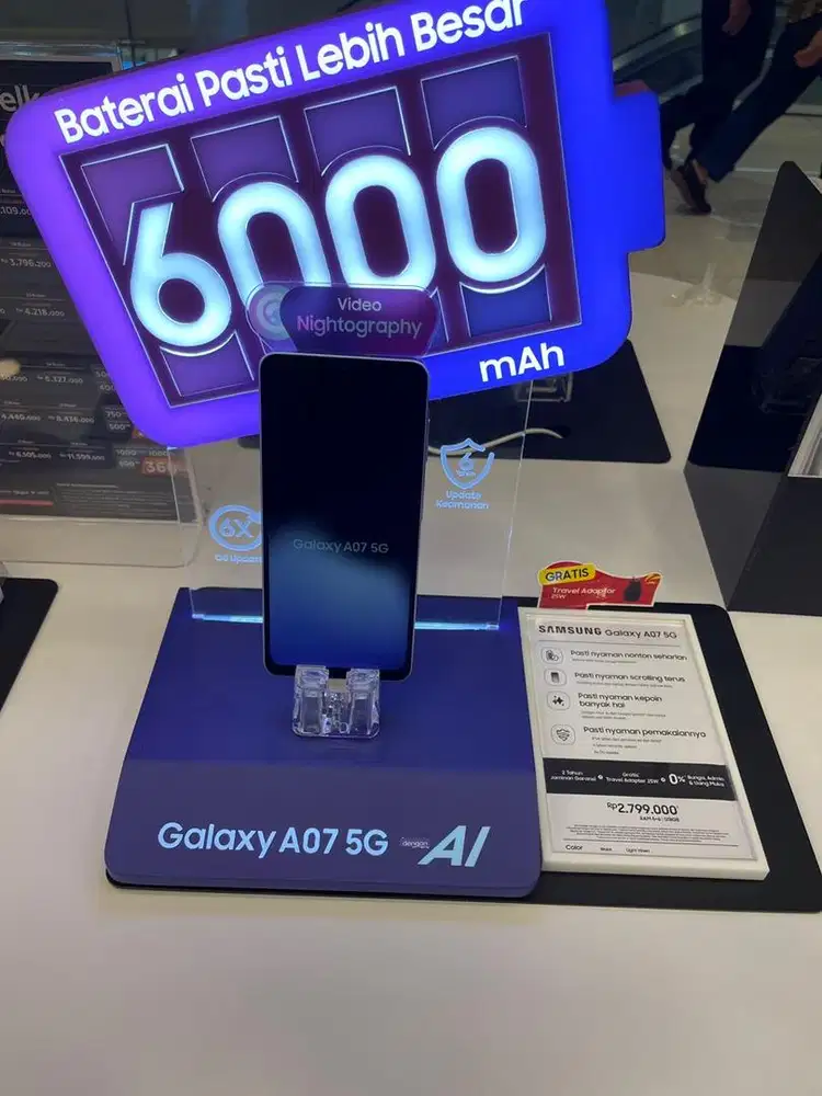 SAMSUNG GALAXY A07 5G CICILAN TANPA APLIKASI DP MULAI 0%