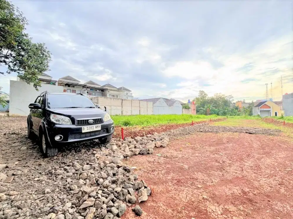 Tanah Kavling Lebar jalan 7 Meter, Dekat Tol Jatiasih