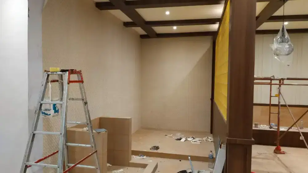 Interior cafe furniture custom harga terjangkau hasil rapi