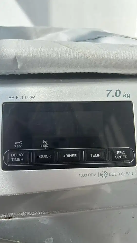 Mesin cuci Sharp ES-FL1073W 7Kg (jual jujur sesuai kondisi)