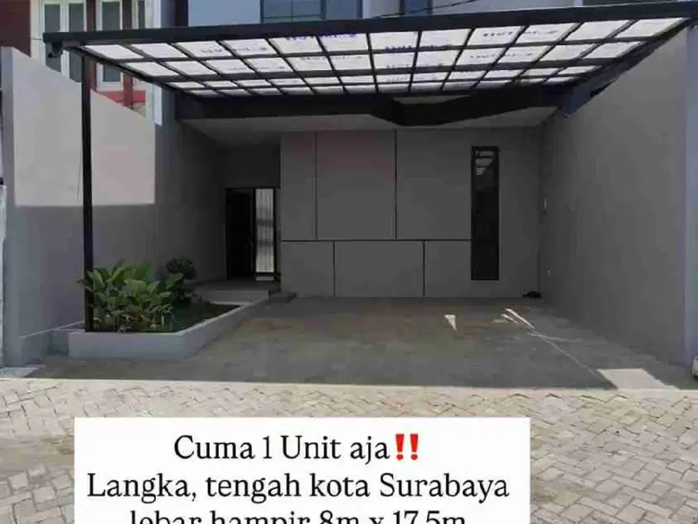 Di Jual Rumah Ready siap Huni Tinggal 1 unit di Kali kepiting Surabaya Timur FREE Interior Kitchen Set senilai puluhan juta rupiah