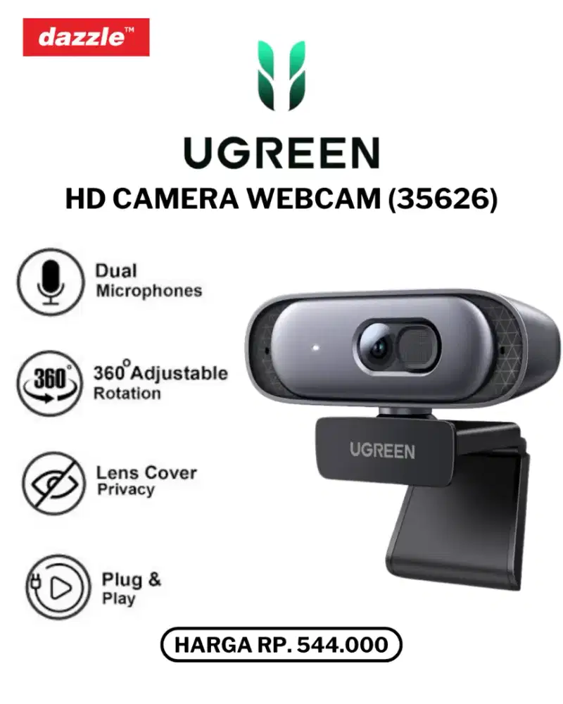 UGREEN HD CAMERA WEBCAM (35626)