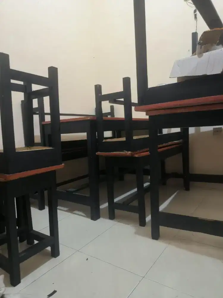 3 Set Meja Kursi Warkop