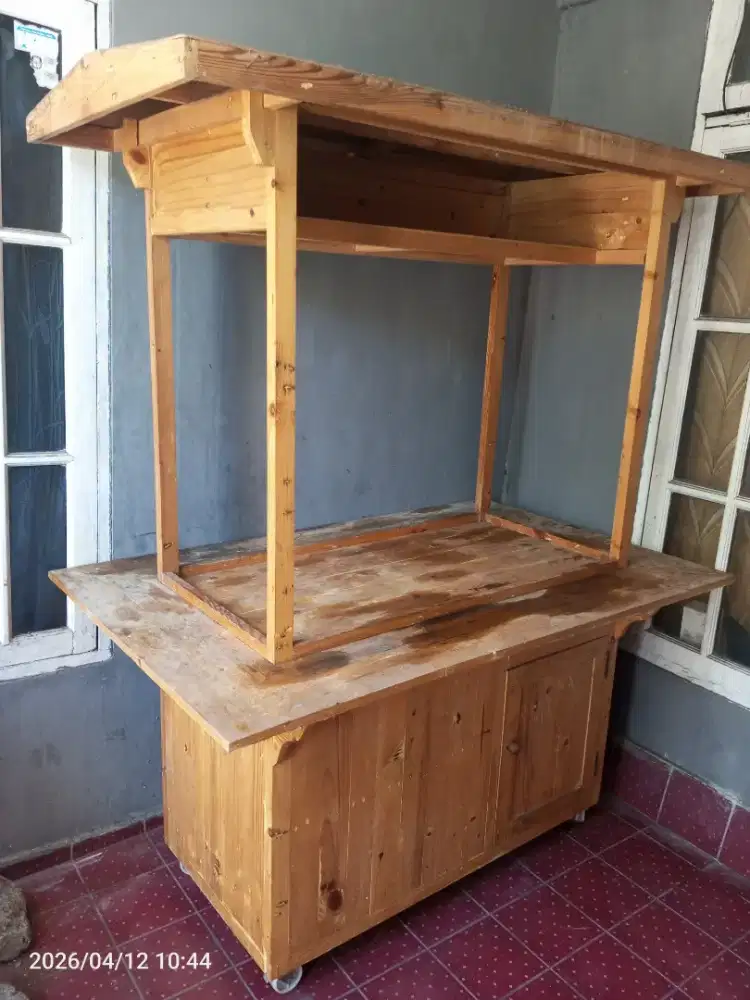 Gerobak kayu utk jualan