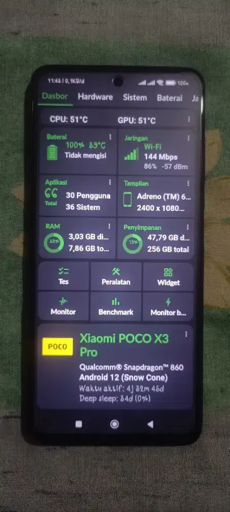 Poco X3 Pro NFC Ram 8+3/256gb Jual Santai Rp 1.825.000,- Nego Tipis